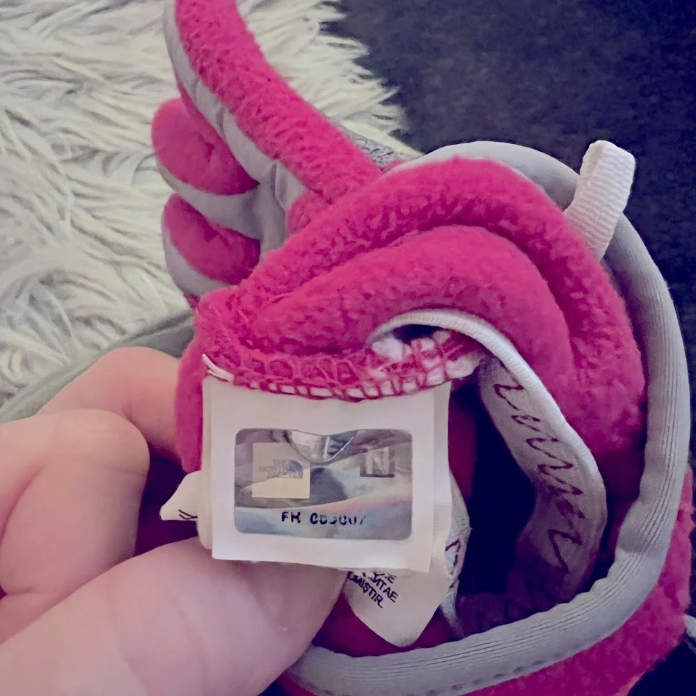 The North Face Pink Fleece Gloves